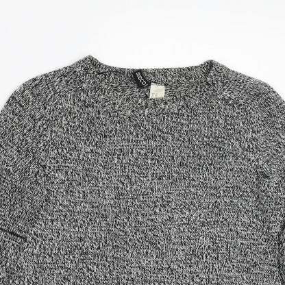 H&M Womens Grey   Pullover Jumper Size XS