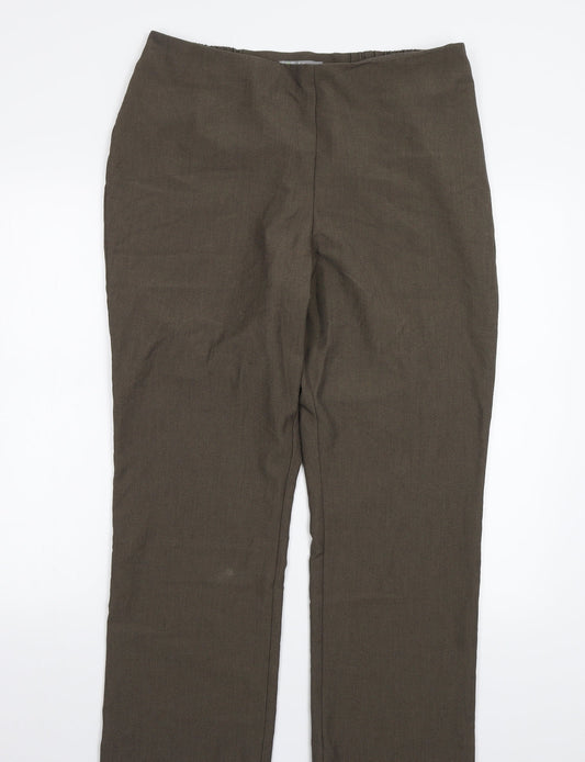 Marks and Spencer Womens Green   Trousers  Size 16 L28 in