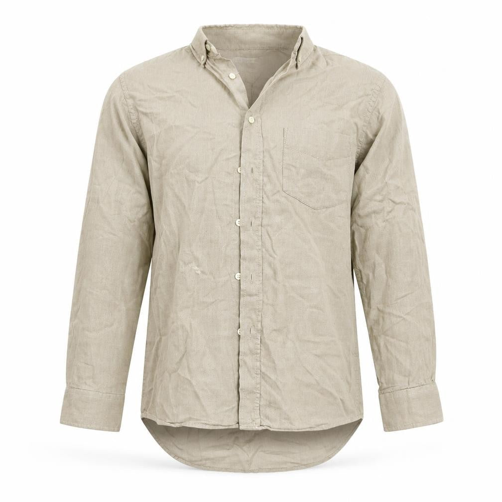 Marks & Spencer Mens Beige    Button-Up Size S