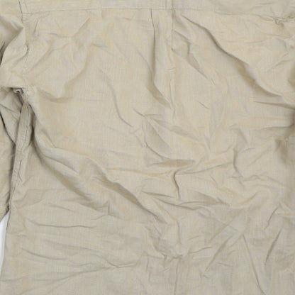 Marks & Spencer Mens Beige    Button-Up Size S
