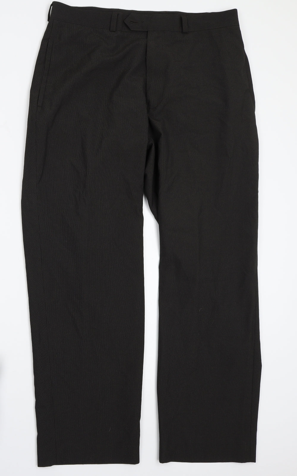 BHS Womens Brown Striped  Trousers  Size 34 L29 in