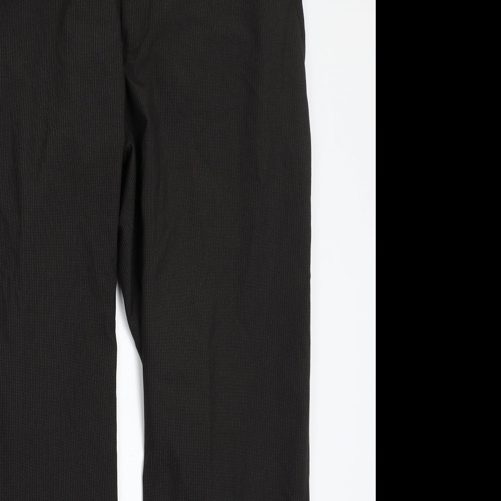 BHS Womens Brown Striped  Trousers  Size 34 L29 in
