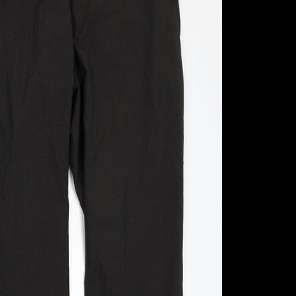 BHS Womens Brown Striped  Trousers  Size 34 L29 in