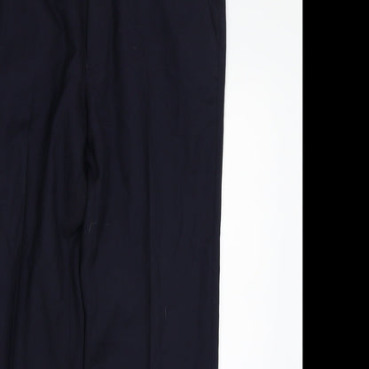 Marks & Spencer Mens Blue   Trousers  Size 34 L28 in