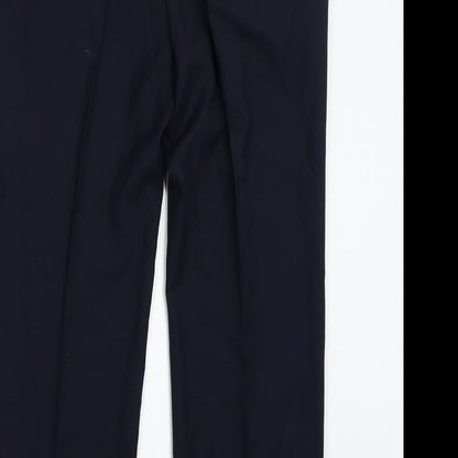 Marks & Spencer Mens Blue   Trousers  Size 34 L28 in