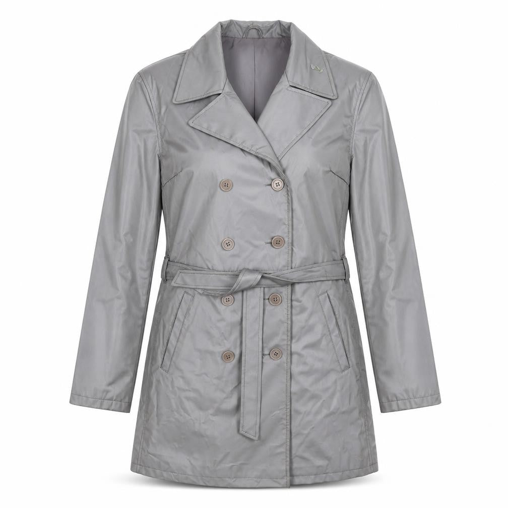 Sabadini Womens Silver   Kimono Coat Size 14