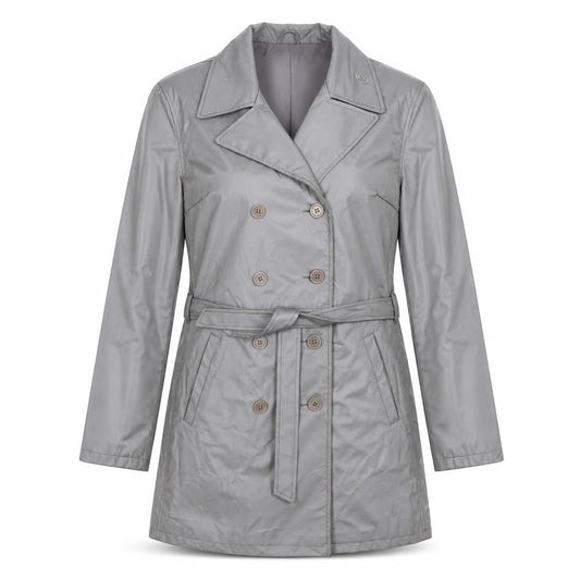 Sabadini Womens Silver   Kimono Coat Size 14