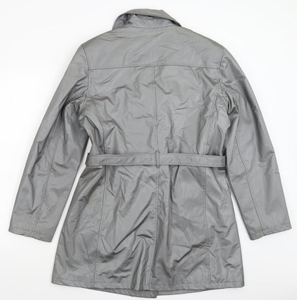 Sabadini Womens Silver   Kimono Coat Size 14