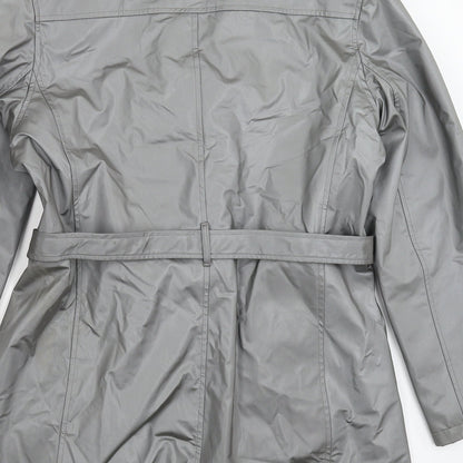 Sabadini Womens Silver   Kimono Coat Size 14