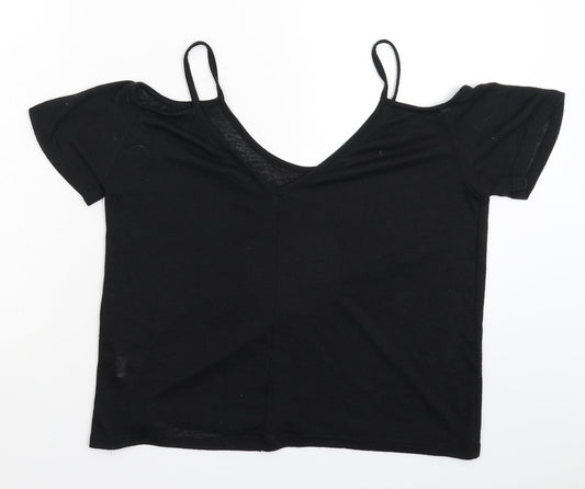 Atmosphere Womens Black   Basic T-Shirt Size 8