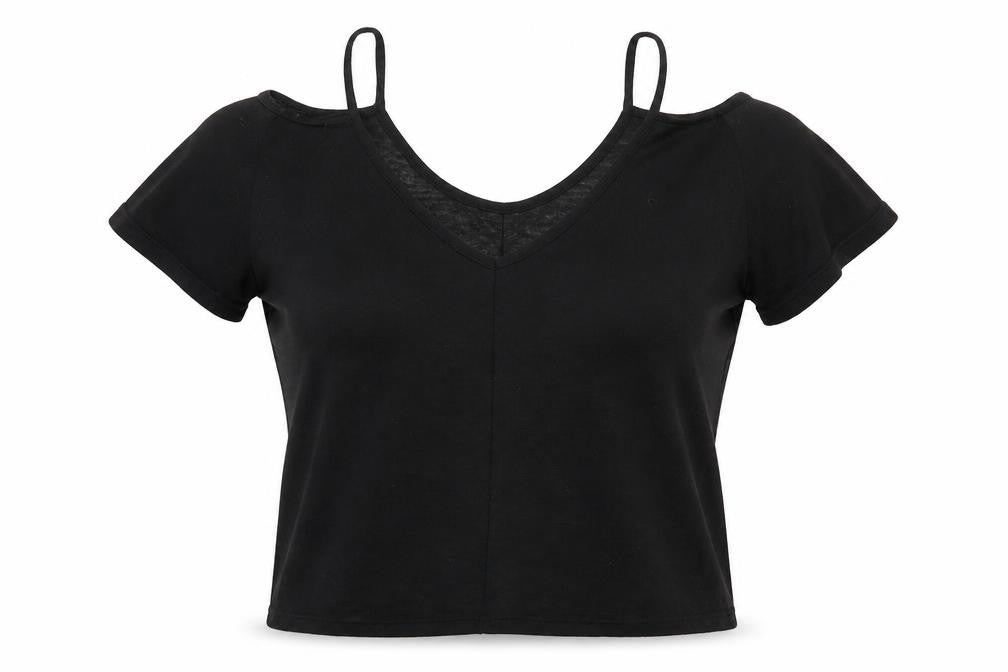 Atmosphere Womens Black   Basic T-Shirt Size 8