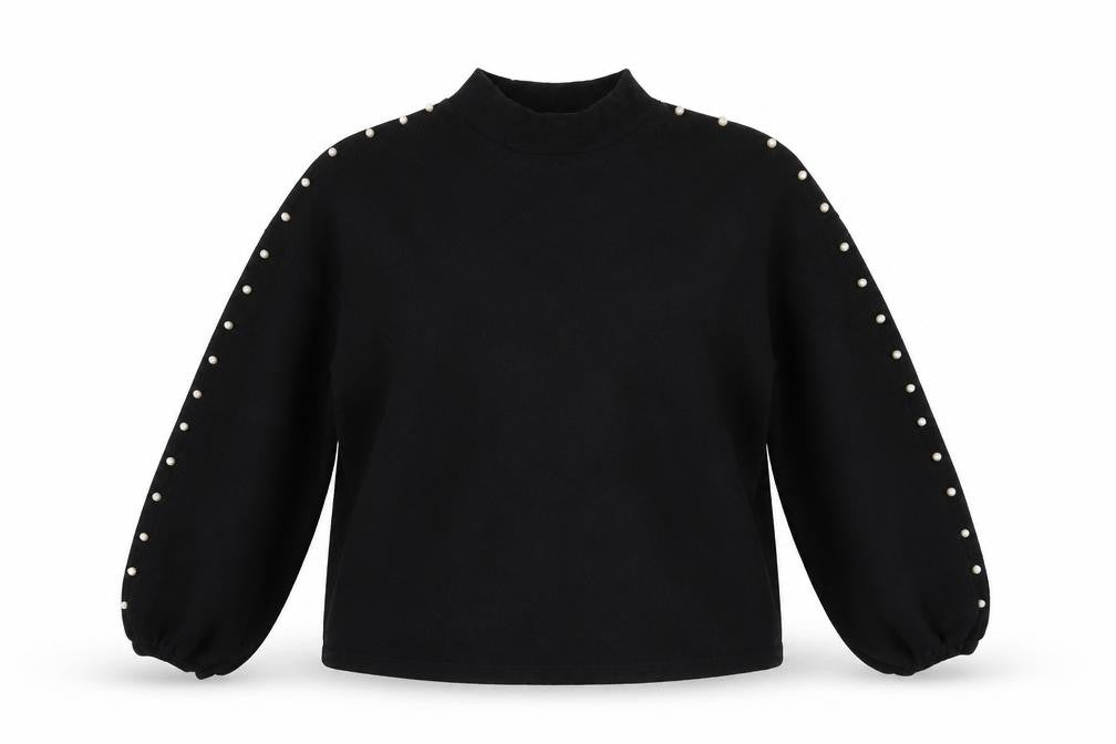George Womens Black  Knit Pullover Jumper Size L