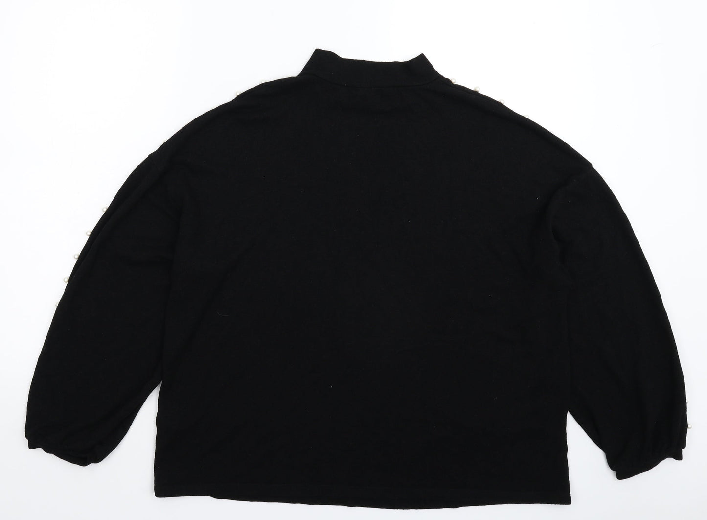 George Womens Black  Knit Pullover Jumper Size L