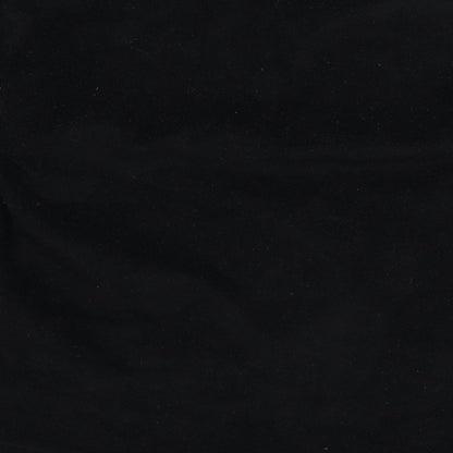 Avenue Womens Black  Fleece Pullover Sweatshirt Size 14