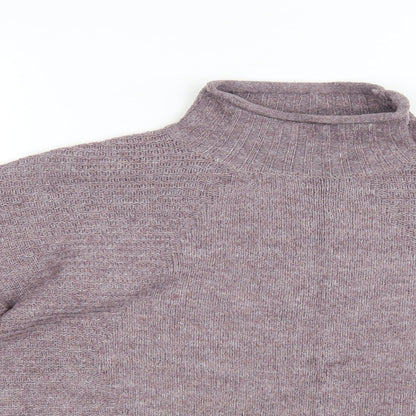 Tu Womens Purple  Knit Pullover Jumper Size 8