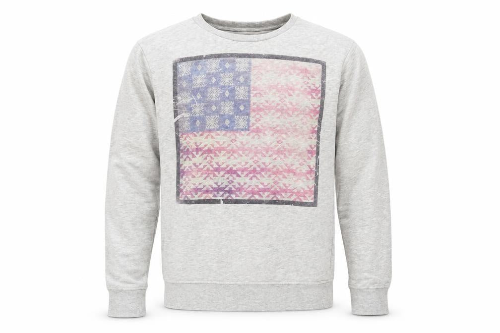 Cedarwood State Mens Grey Pullover Sweatshirt Size S - USA