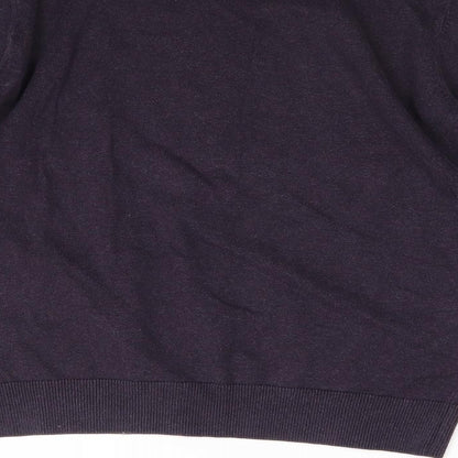 Tom Tailor Mens Purple  Knit Pullover Jumper Size S