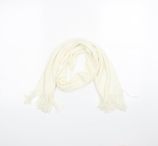 Preworn Womens White    Scarf