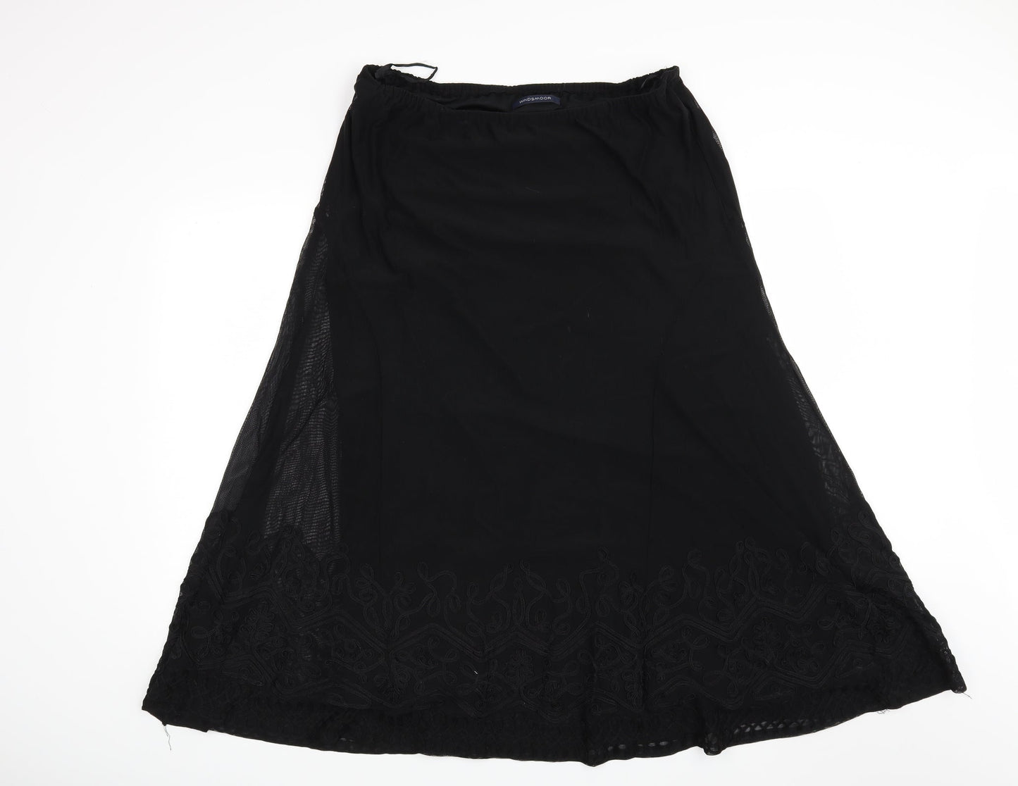 Windmoor Womens Black   Flare Skirt Size M