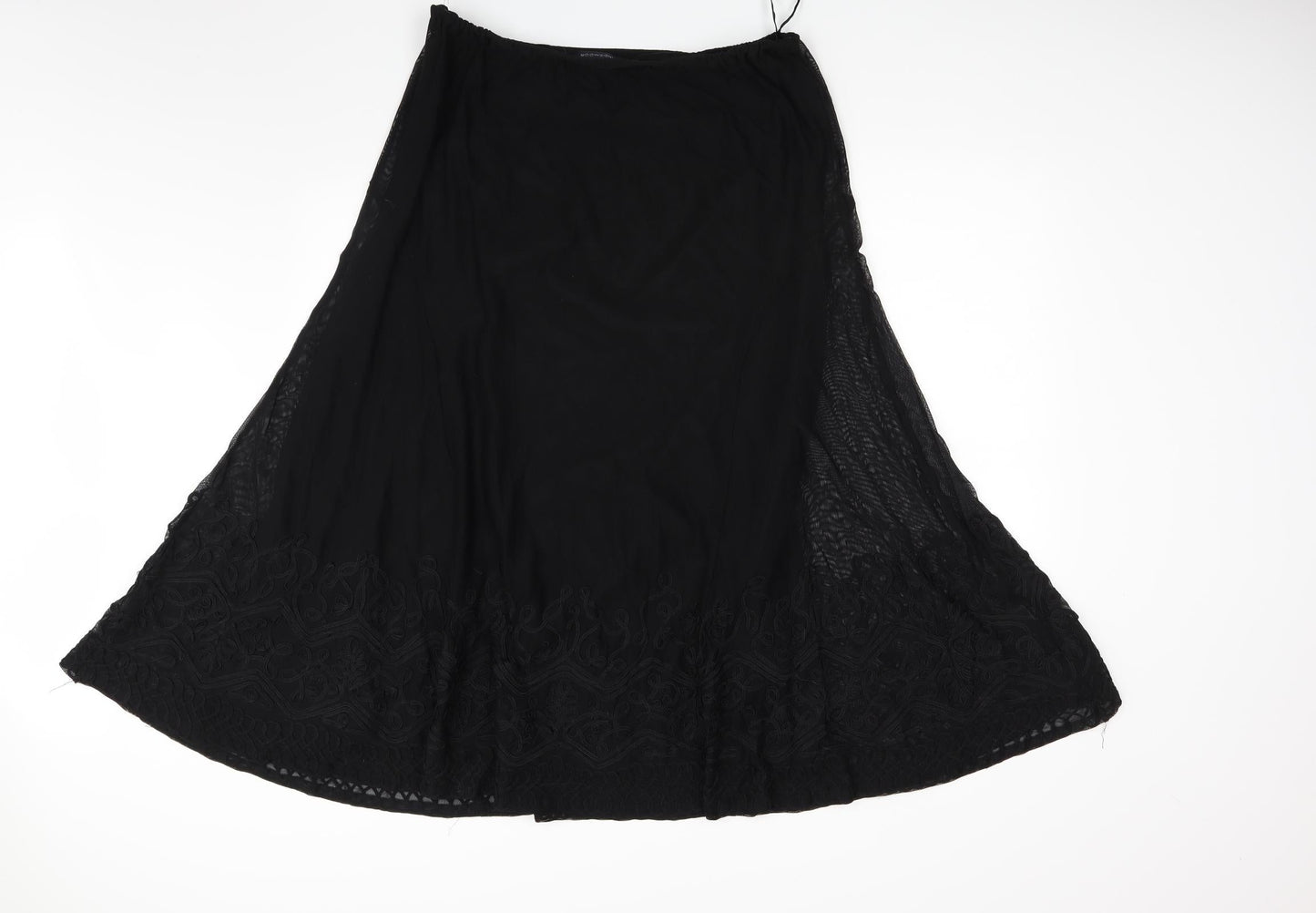 Windmoor Womens Black   Flare Skirt Size M