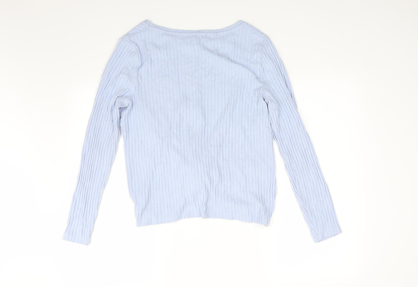 New Look Womens Blue  Knit Pullover Jumper Size 14