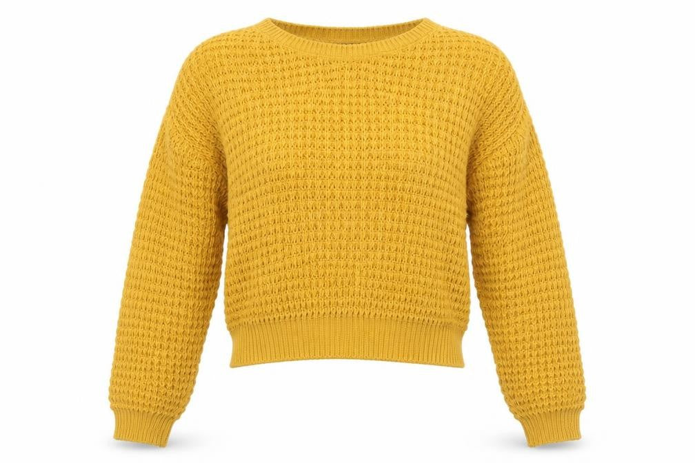 PRETTYLITTLETHING Womens Orange  Knit Pullover Jumper Size S