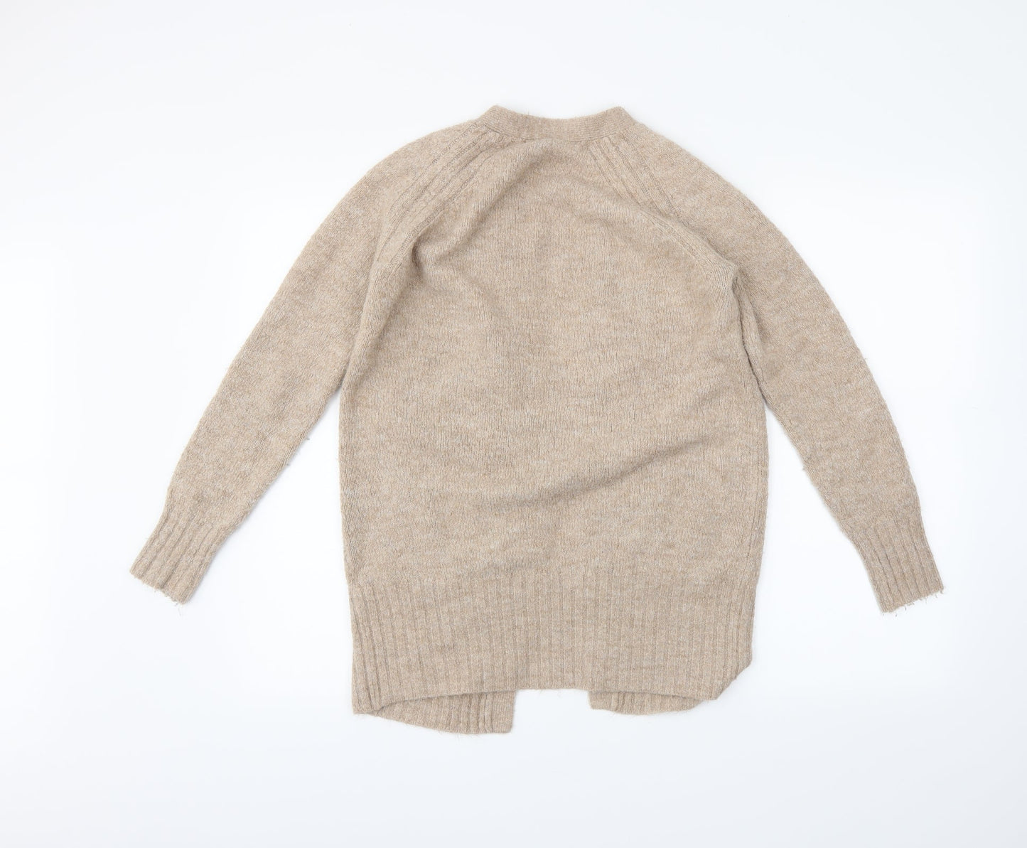 geogre Womens Beige   Wrap Jumper Size S