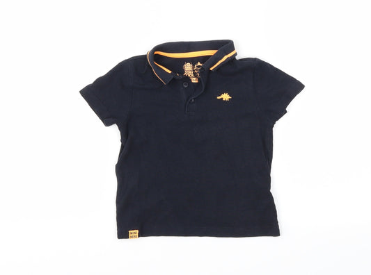 F&F Boys Black   Basic Polo Size 2 Years