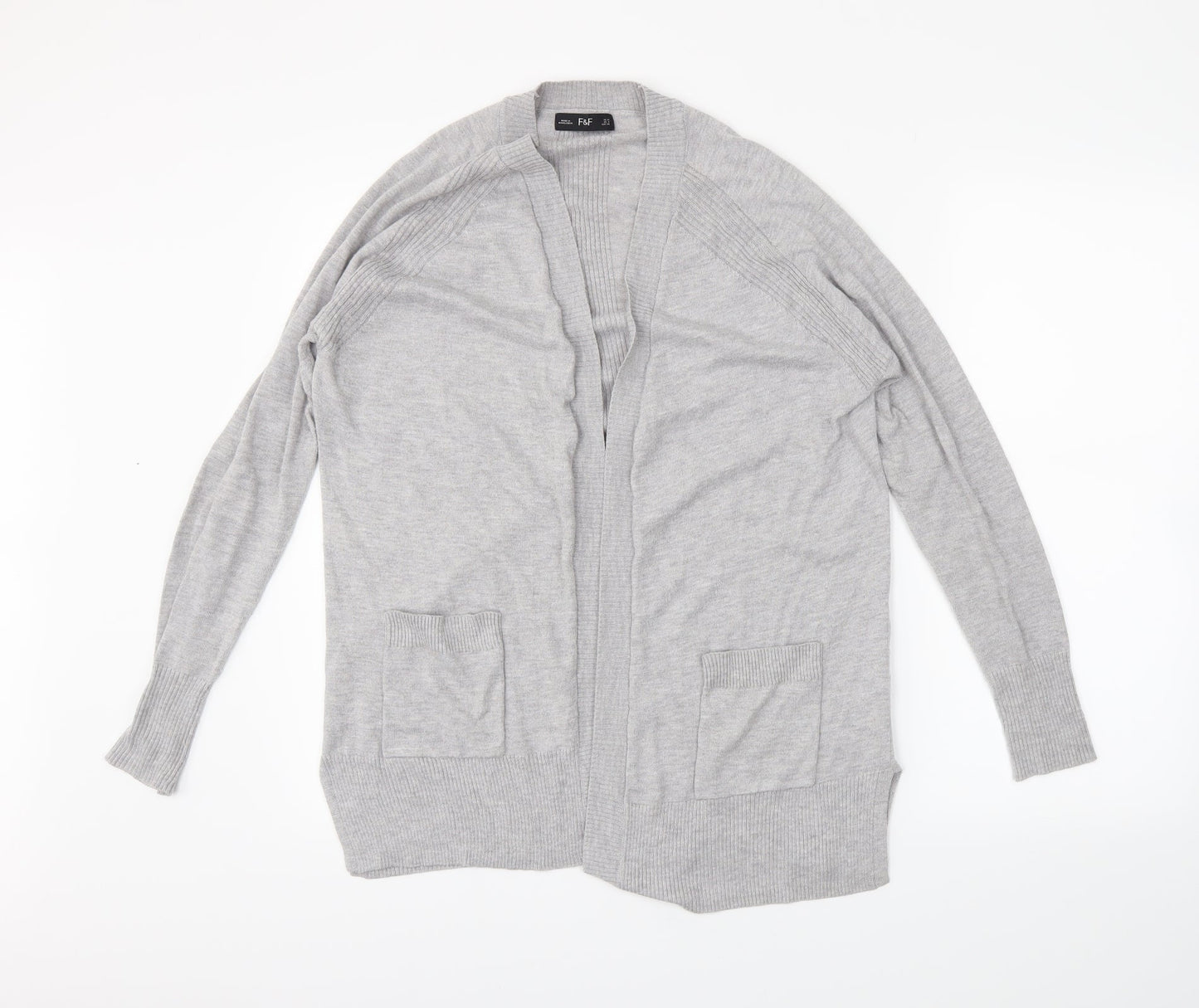 F&F Womens Grey   Wrap Jumper Size 10