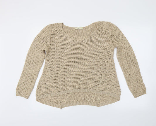 Oasis Womens Gold   Pullover Jumper Size S