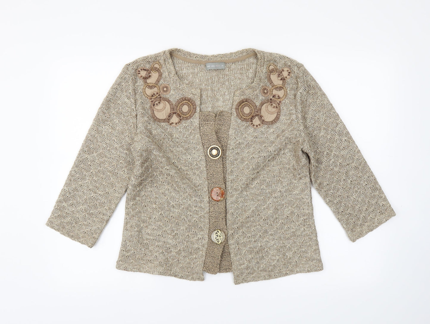 M&S Womens Beige   Jacket  Size M