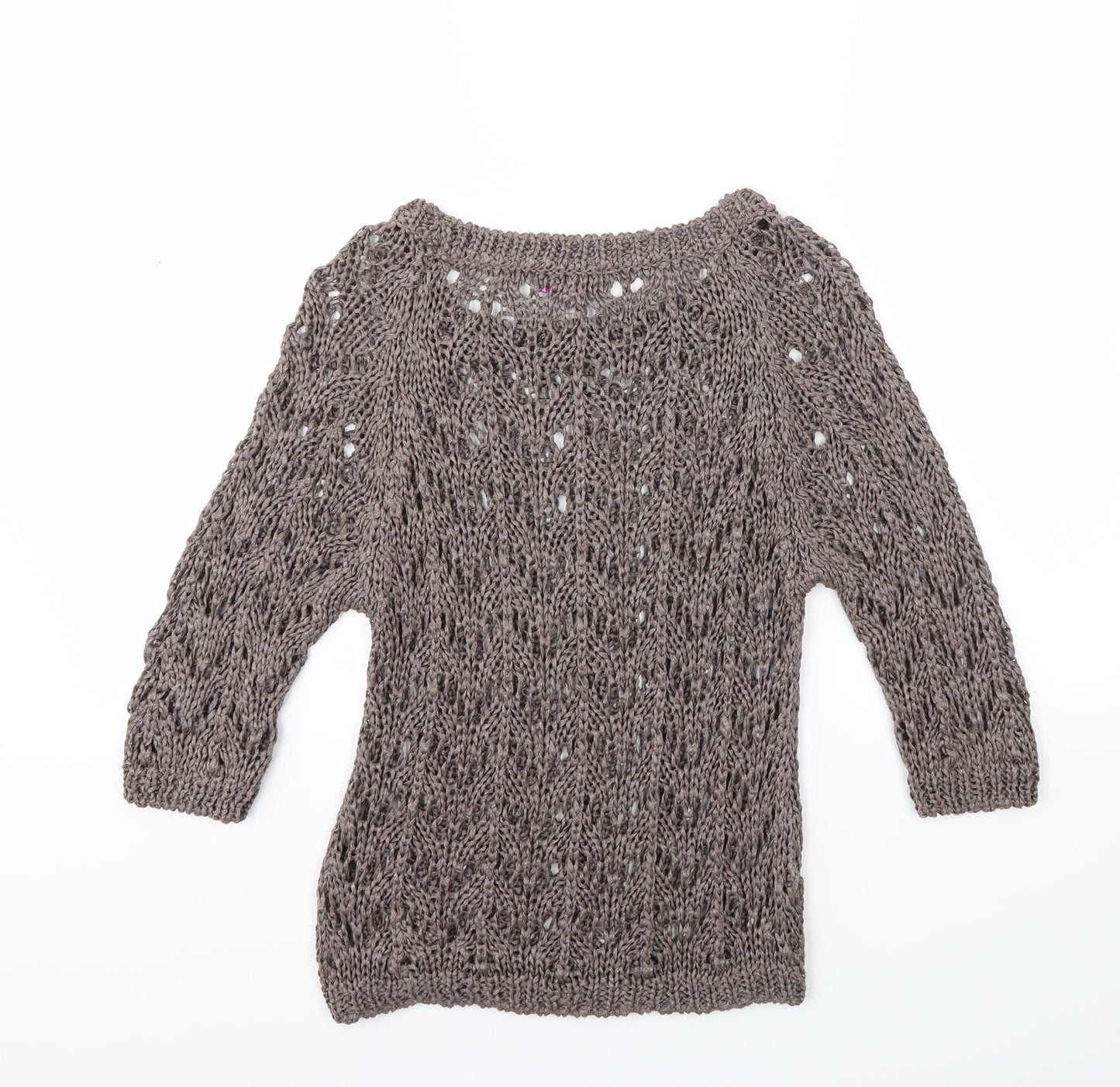 M&S Womens Brown   Pullover Jumper Size M