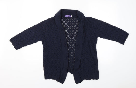 Autonomy Womens Blue   Shrug Jumper Size M