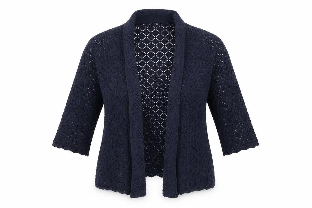 Autonomy Womens Blue   Shrug Jumper Size M