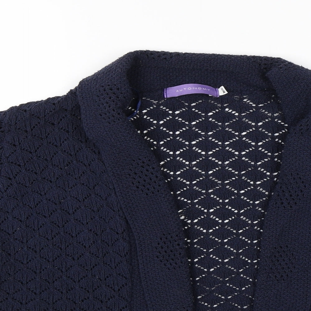 Autonomy Womens Blue   Shrug Jumper Size M