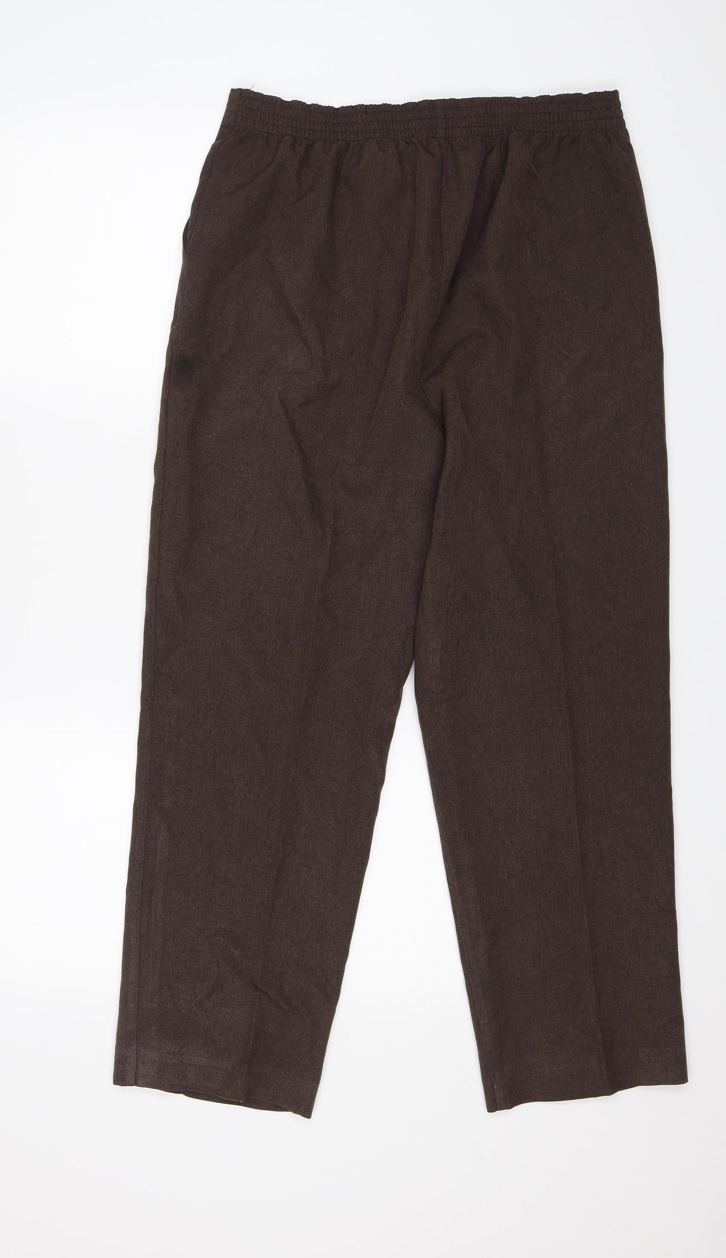 Bonmarché Womens Brown   Trousers  Size 14 L25 in