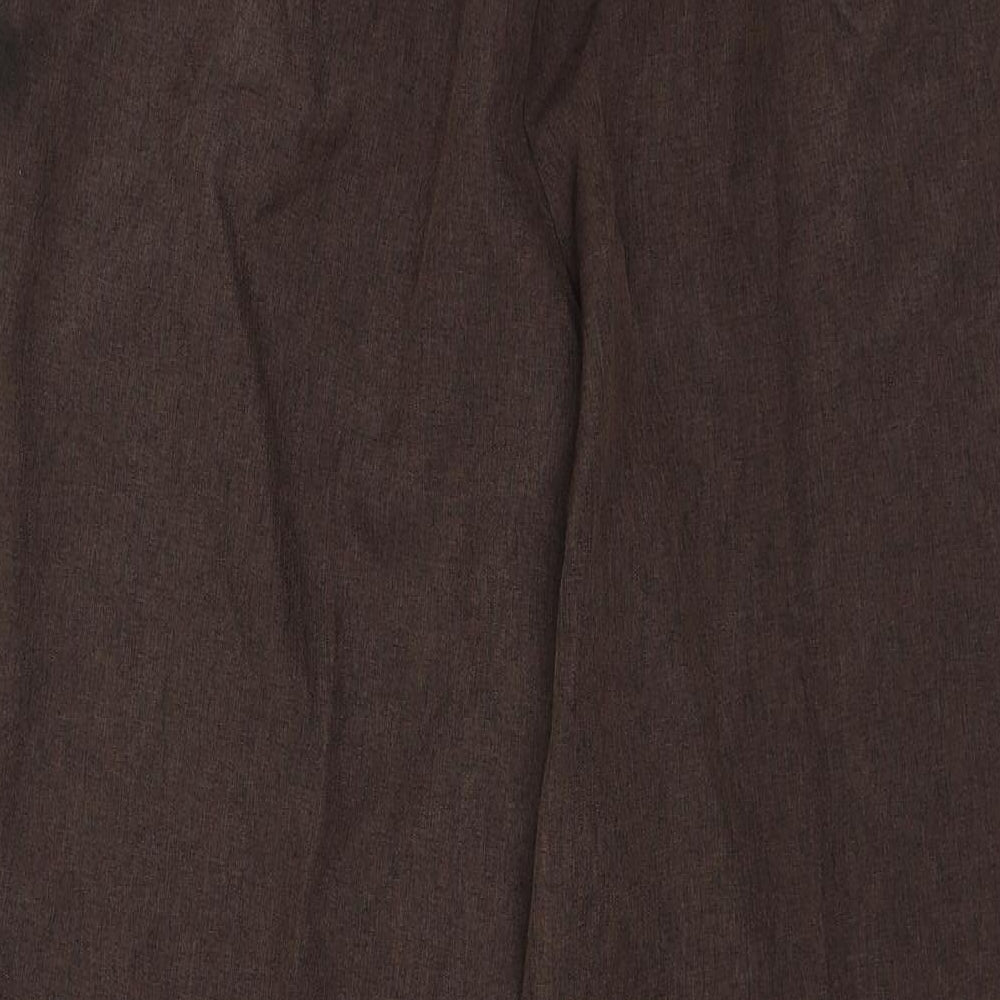 Bonmarché Womens Brown   Trousers  Size 14 L25 in