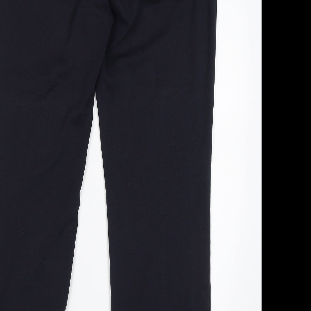 M&S Womens Blue   Trousers  Size 12 L28 in