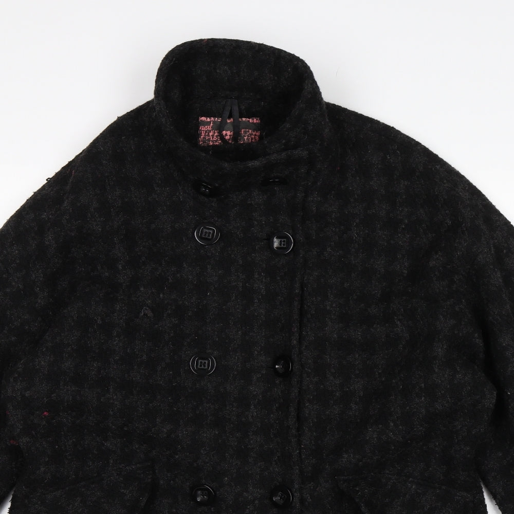 NEXT Womens Black Check  Jacket  Size 12