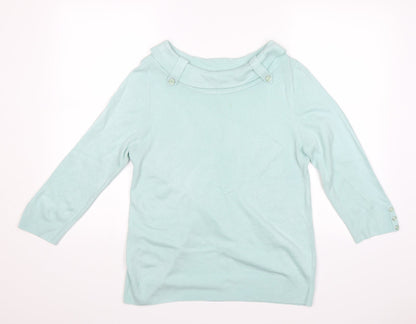 BHS Womens Green   Pullover Jumper Size 12