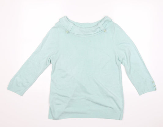 BHS Womens Green   Pullover Jumper Size 12