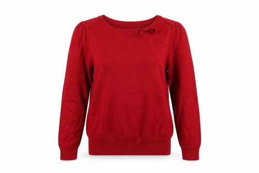 Love Knitwear Womens Red   Pullover Jumper Size 16