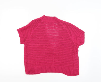Bonmarché Womens Pink Cardigan Jumper Size S