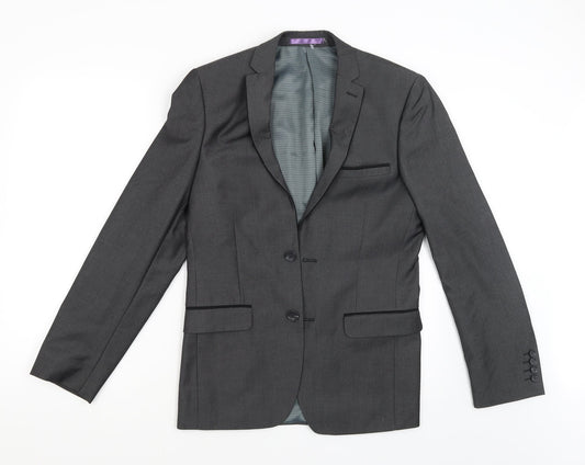 Burton Mens Grey   Jacket Blazer Size 36