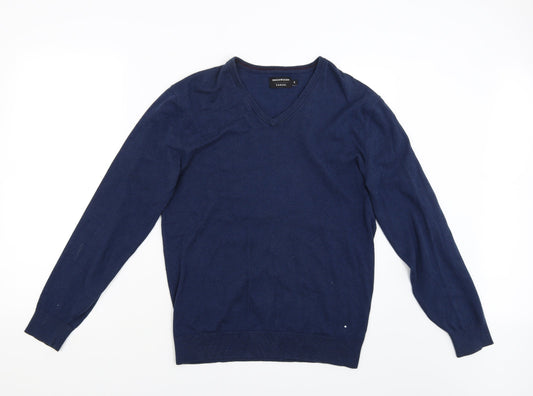 GREENWOOD Mens Blue   Pullover Jumper Size S