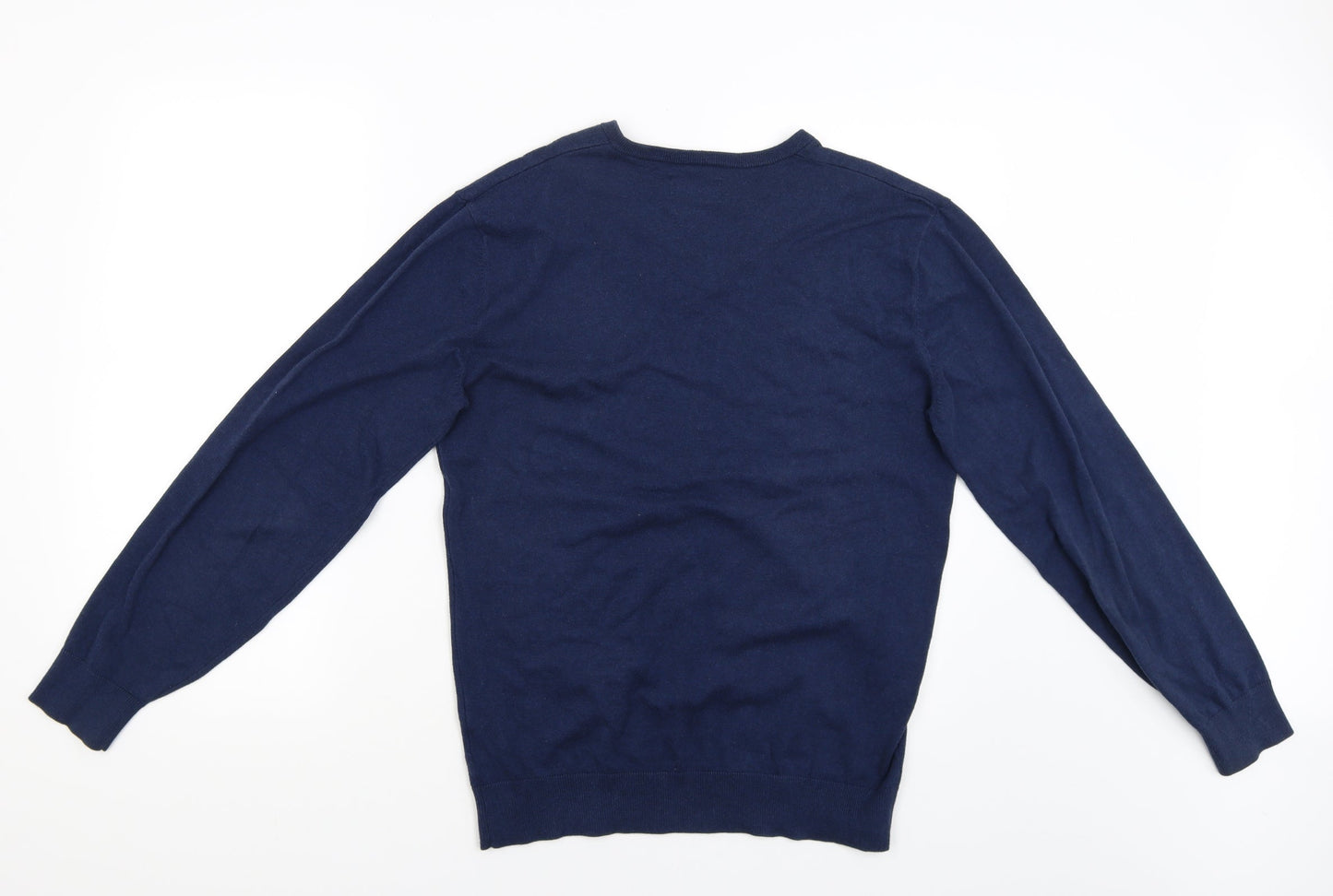 GREENWOOD Mens Blue   Pullover Jumper Size S