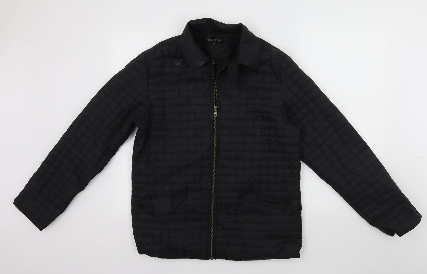 Incorporatewear Mens Black Camouflage  Jacket Coat Size M