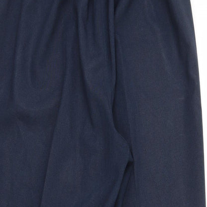 Preworn Womens Blue   Dress Pants Trousers Size 14 L28 in