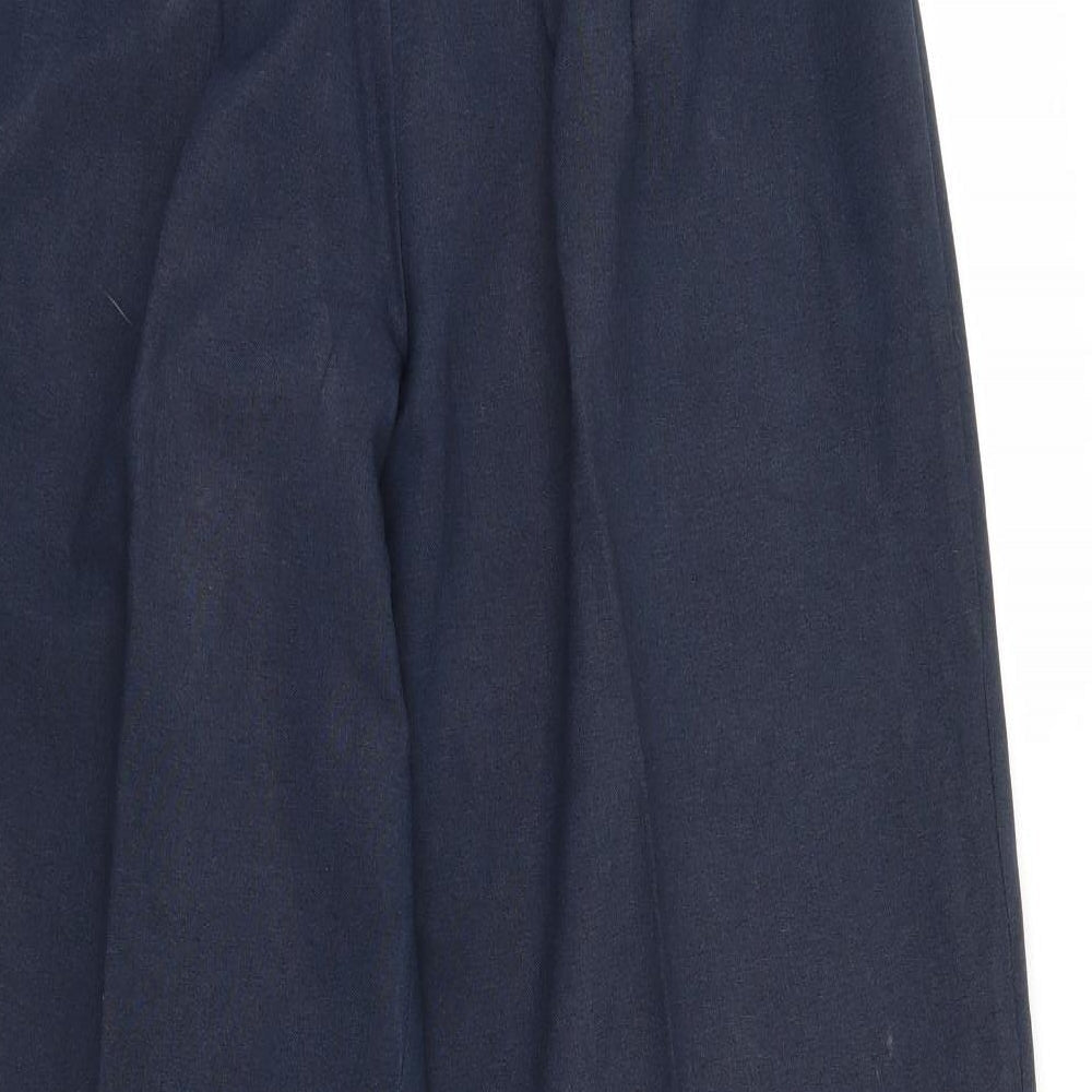 Preworn Womens Blue   Dress Pants Trousers Size 14 L28 in