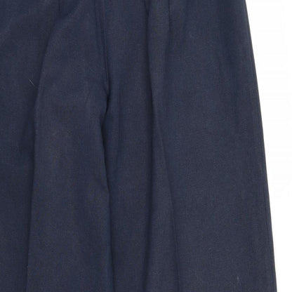 Preworn Womens Blue   Dress Pants Trousers Size 14 L28 in